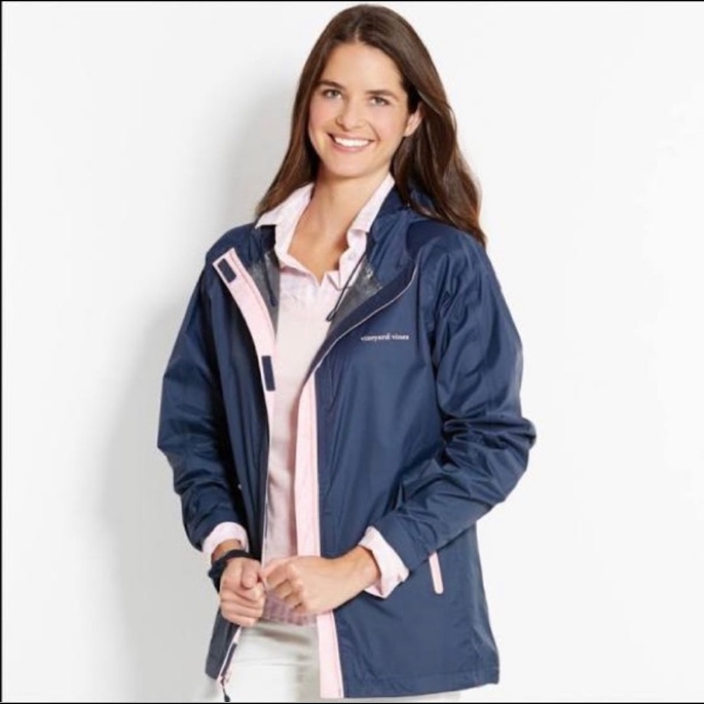 vineyard vines rain jacket